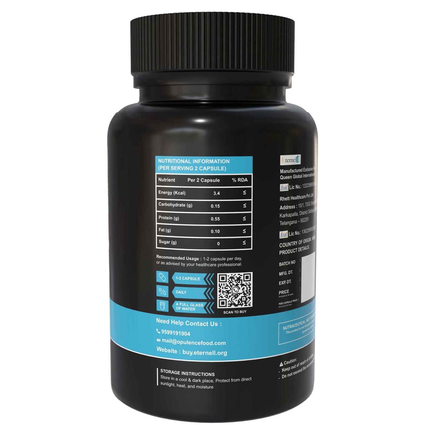 Digestive Enzymes with HCl & Ox Bile – Gut & Digestion Support