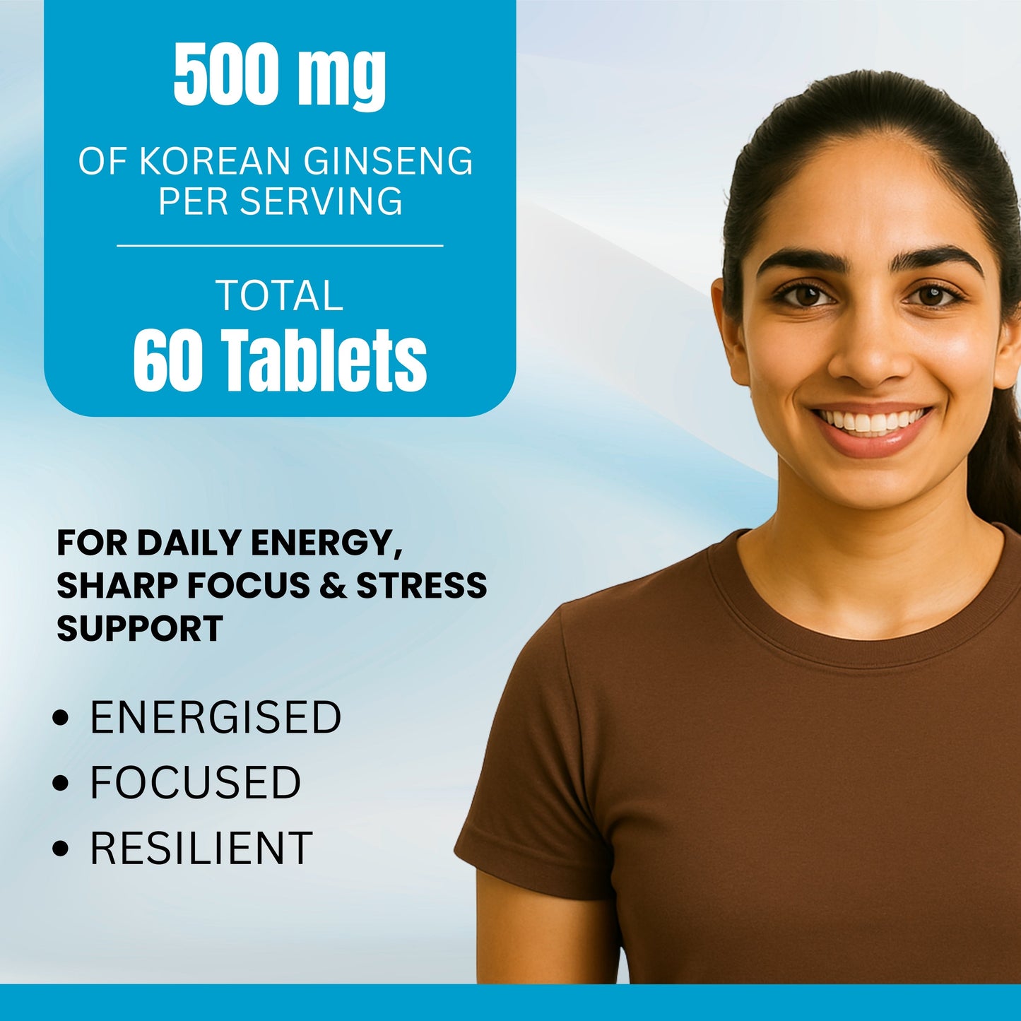 Korean Ginseng - 500 mg