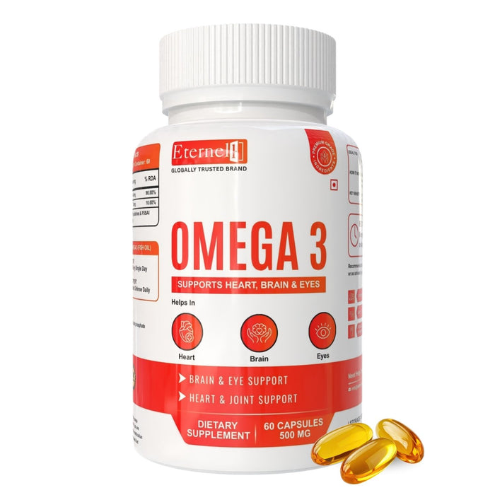 Omega-3 Fish Oil Capsules 500 mg – Heart & Brain Support