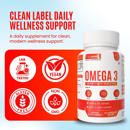Omega-3 Fish Oil Capsules 500 mg – Heart & Brain Support
