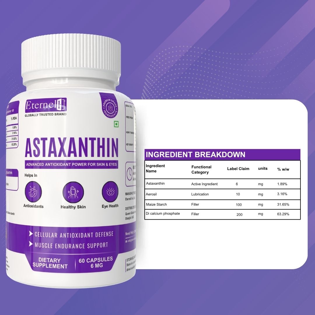 Astaxanthin - 6 mg