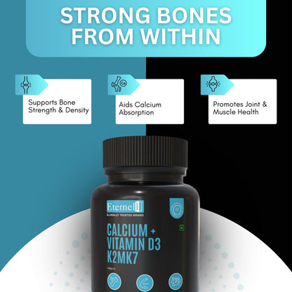 Calcium + Vitamin D3 K2 MK-7 Tablet – 500 mg