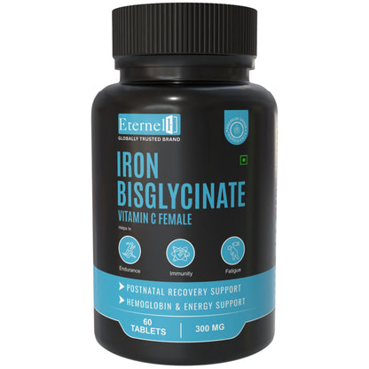 Iron Bisglycinate (Female) 300 mg – Women’s Iron Support