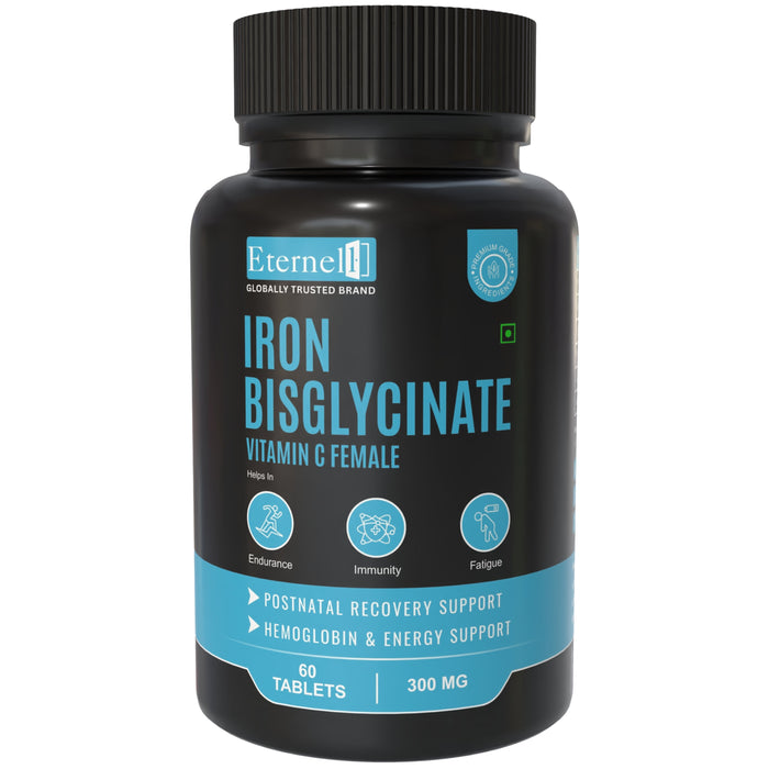 Iron Bisglycinate (Female) 300 mg – Women’s Iron Support