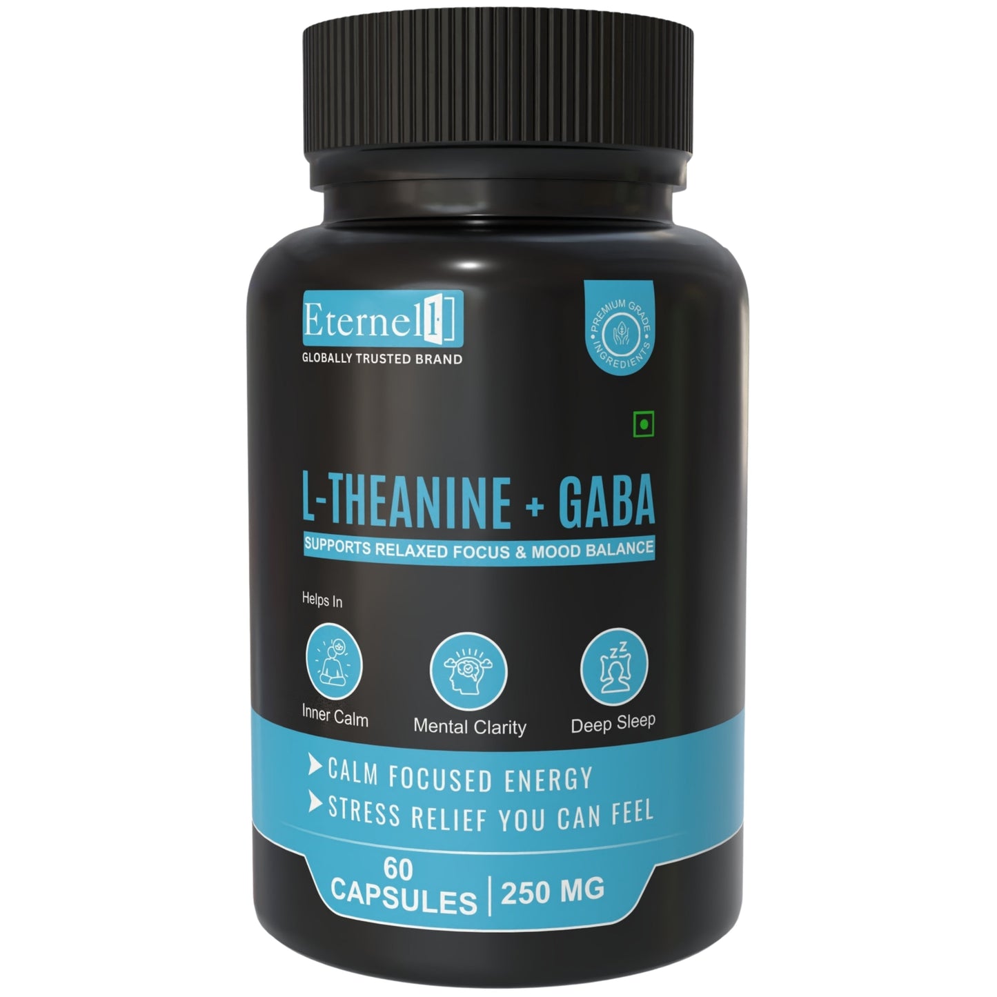 L-Theanine + GABA - 250 mg – Calm Mind & Stress Relief