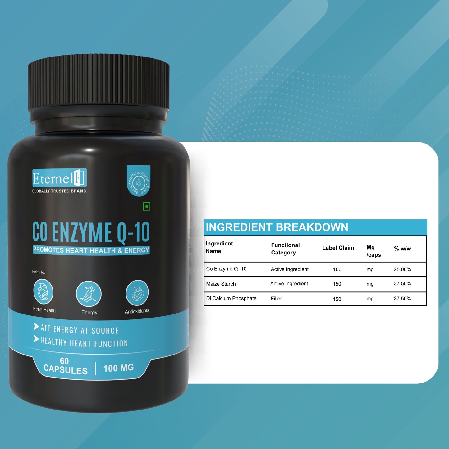 Co Enzyme Q 10 - 100 mg