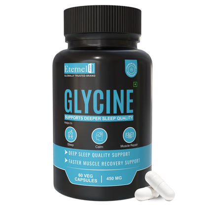 Glycine Capsules 450 mg – Sleep & Recovery Support