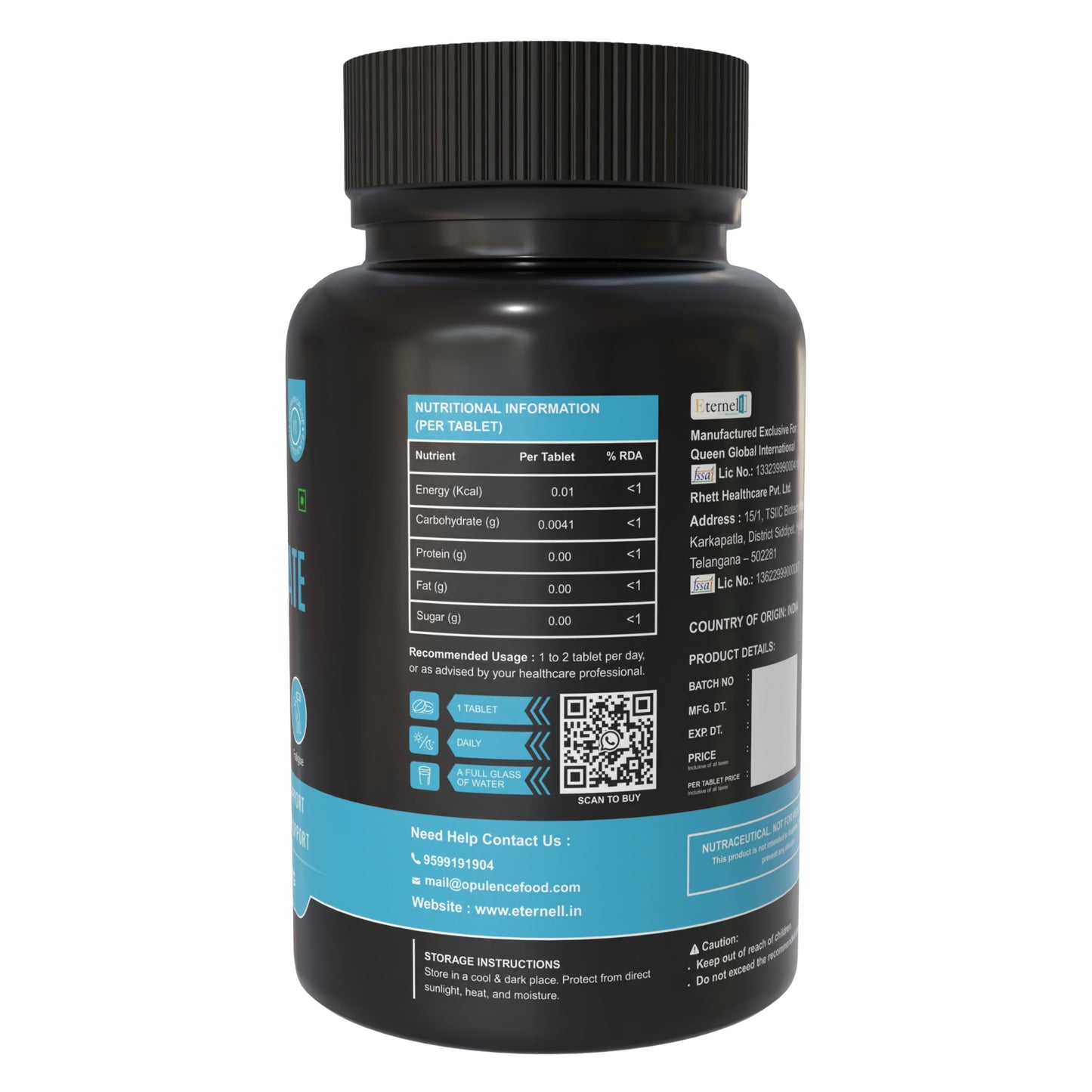 Iron Bisglycinate (Female) 300 mg – Women’s Iron Support