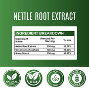Nettle Root Extract Capsule - 500mg