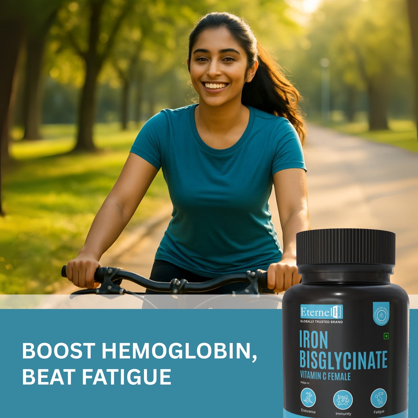 Iron Bisglycinate (Female) 300 mg – Women’s Iron Support