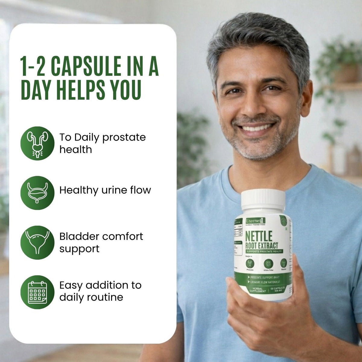 Nettle Root Extract Capsule - 500mg