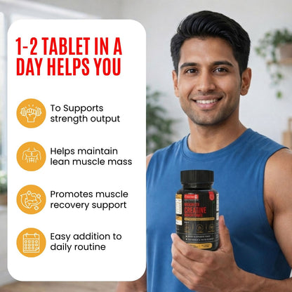 Creatine Monohydrate Powder - 300 g Strength & Performance Boost