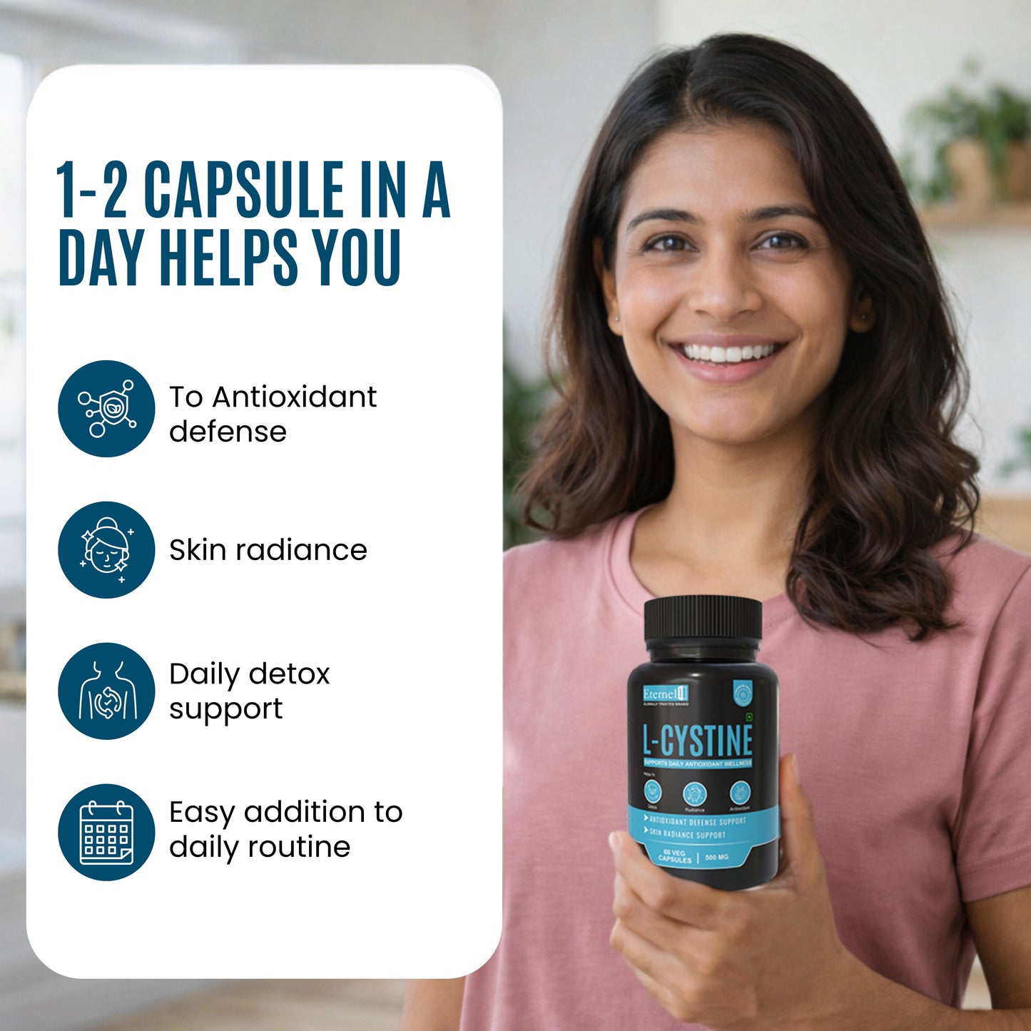 L-Cystine - 500mg Capsules