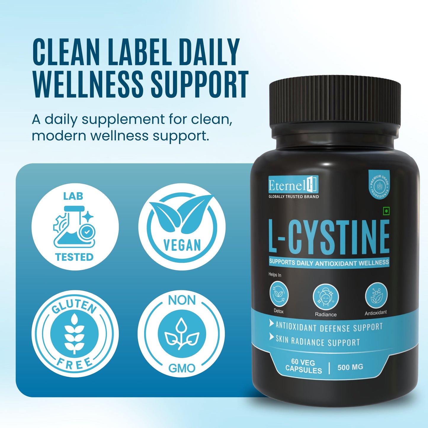 L-Cystine - 500mg Capsules