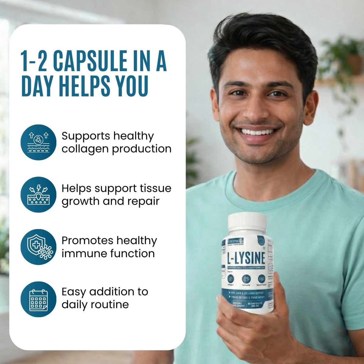 L-LYSINE - 500mg Capsules