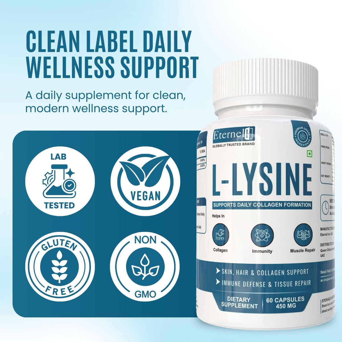 L-LYSINE - 500mg Capsules