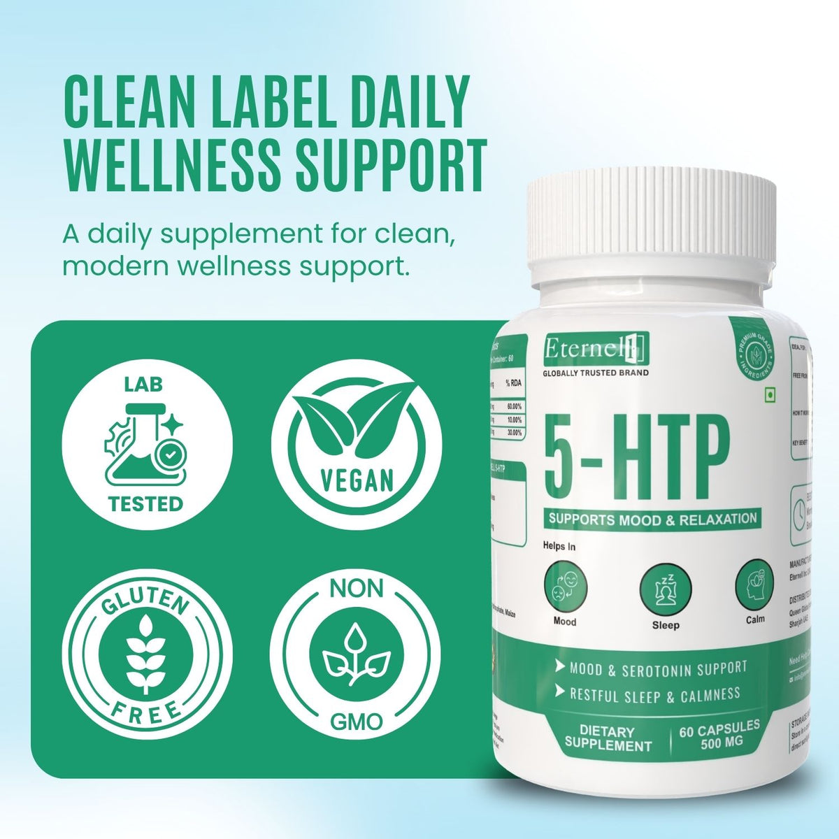 5-HTP (Hydroxy Triptophan) Capsule - 500mg