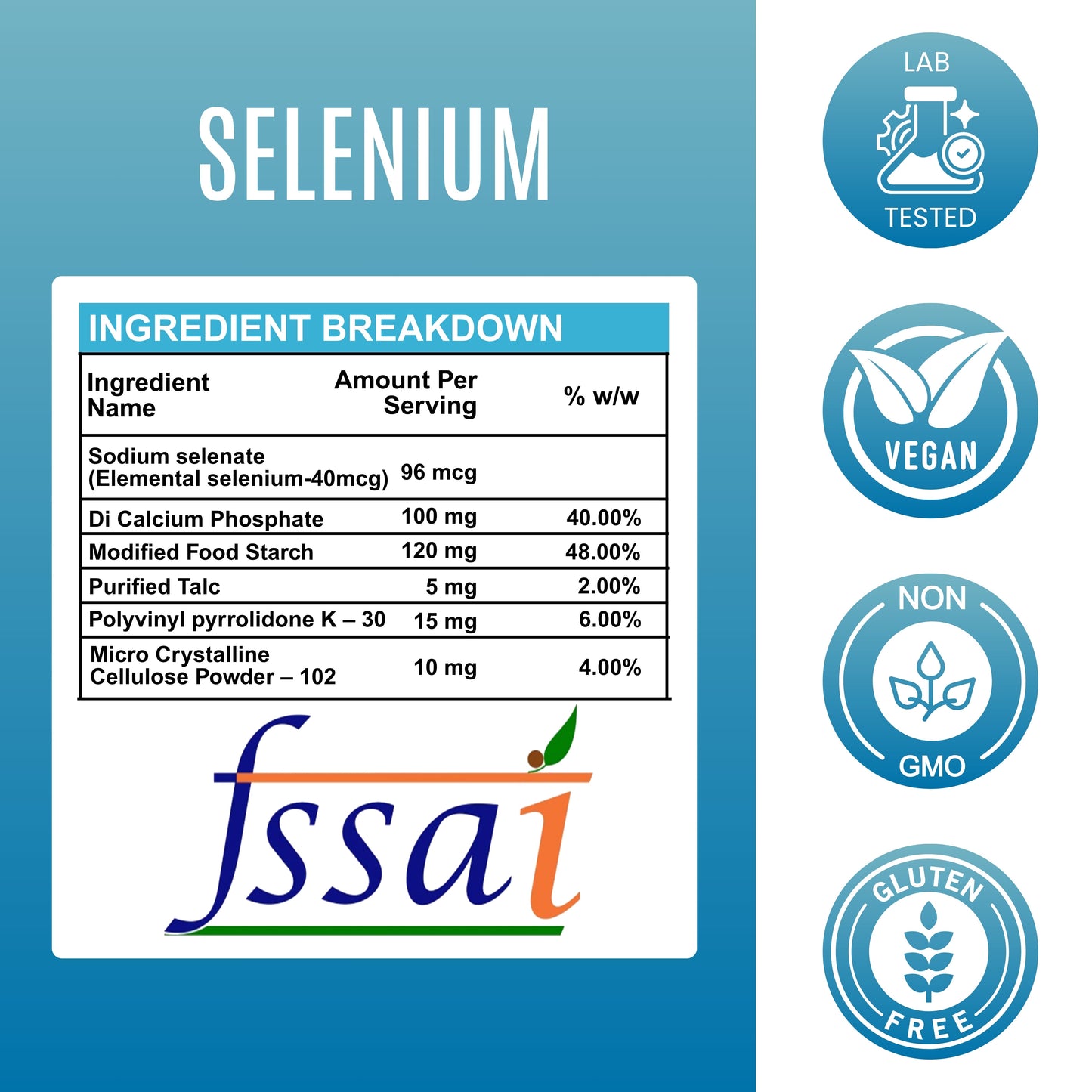 Selenium Tablet - 250 Mg
