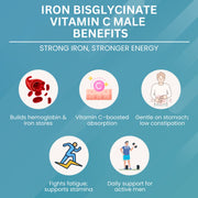 Iron Bisglycinate Vitamin C male Tablet - 300mg