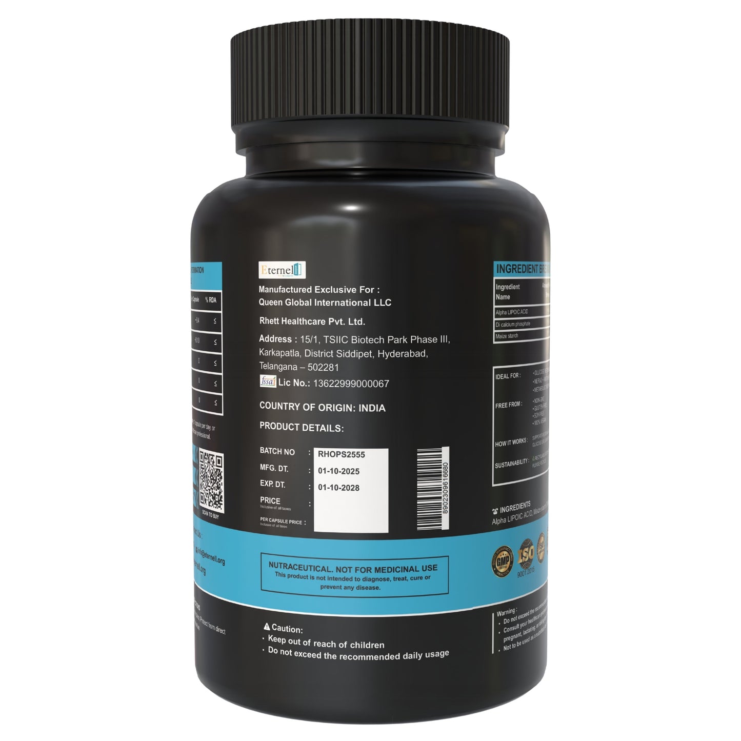 Alpha Lipoic Acid - 500 mg