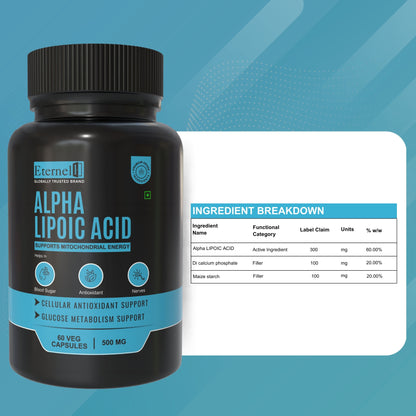 Alpha Lipoic Acid - 500 mg
