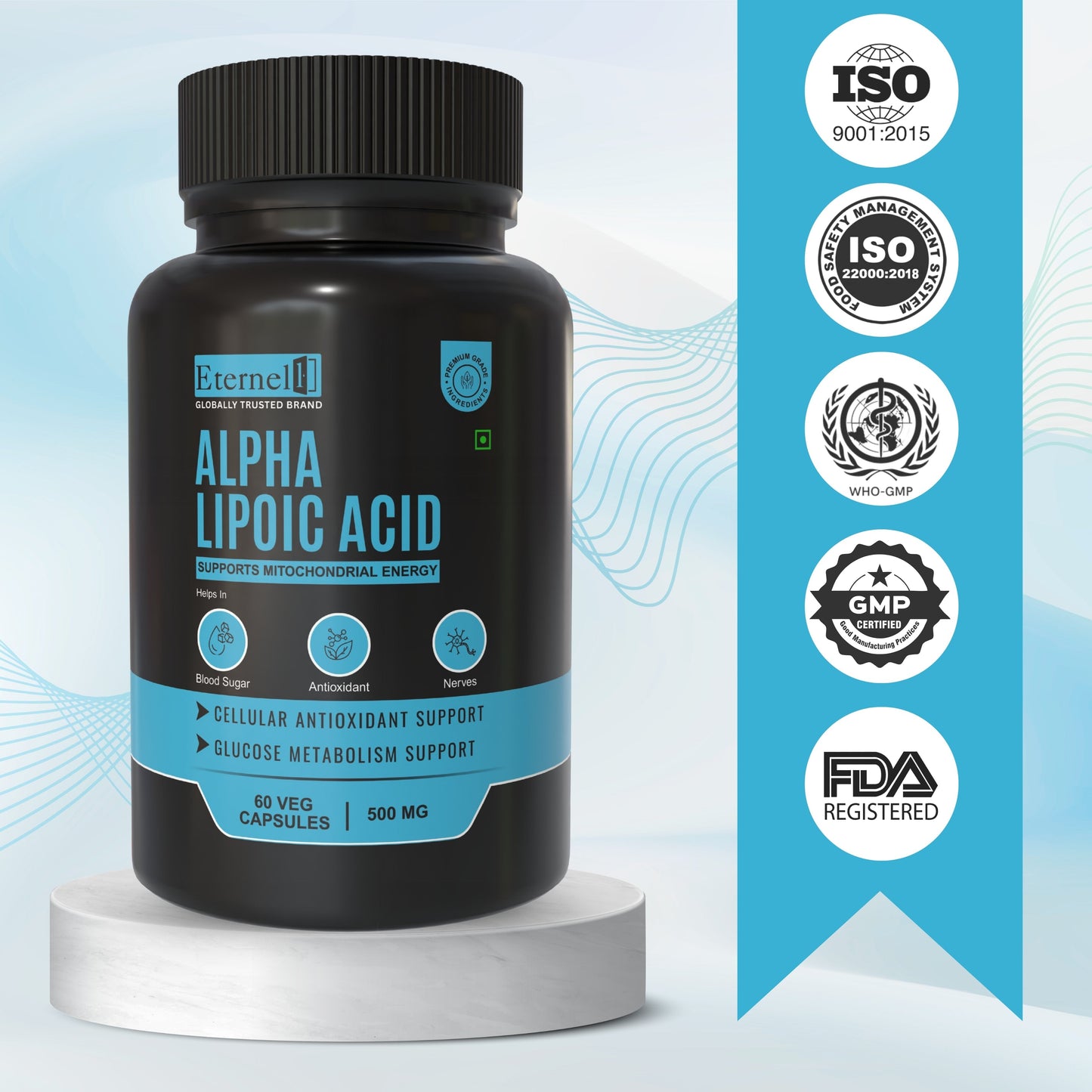 Alpha Lipoic Acid - 500 mg