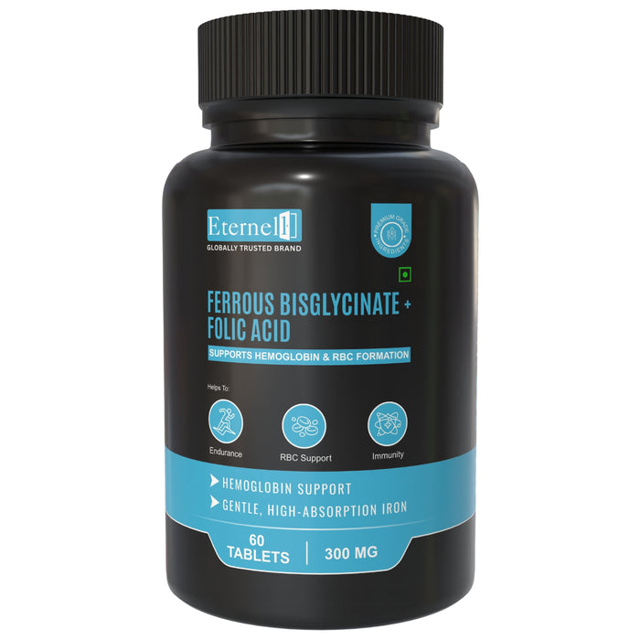 Ferrous bisglycinate + Folic acid Table - 300mg Supplement