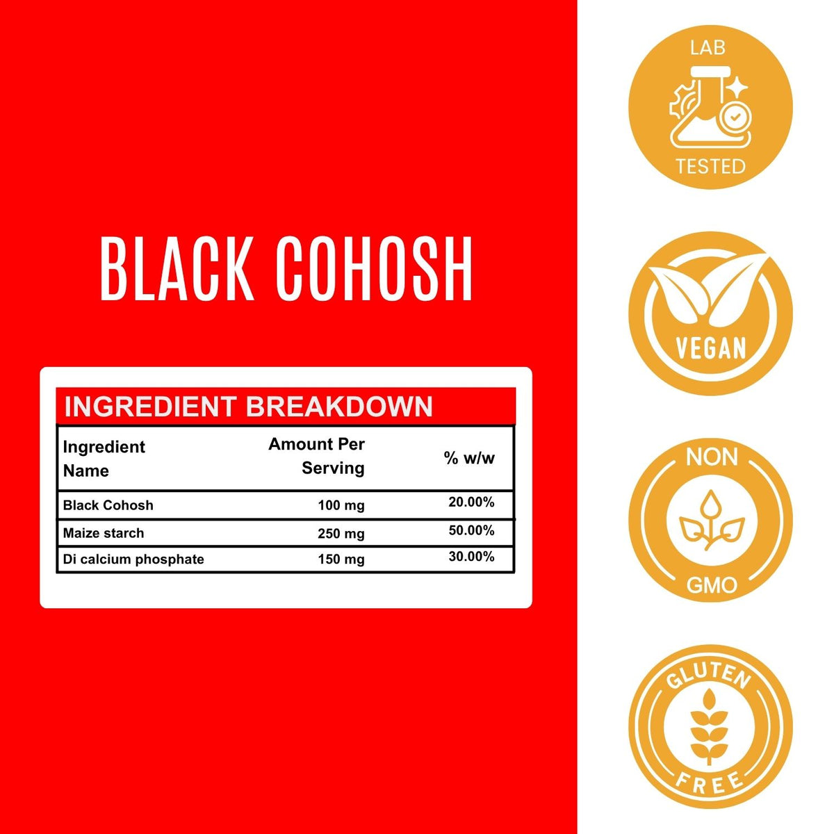 Black Cohosh - 100 mg