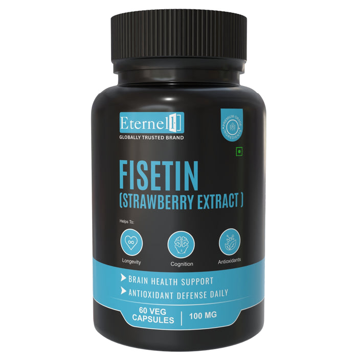 Fisetin (Strawberry Extract) 100 mg  – Anti-Aging & Cellular Health