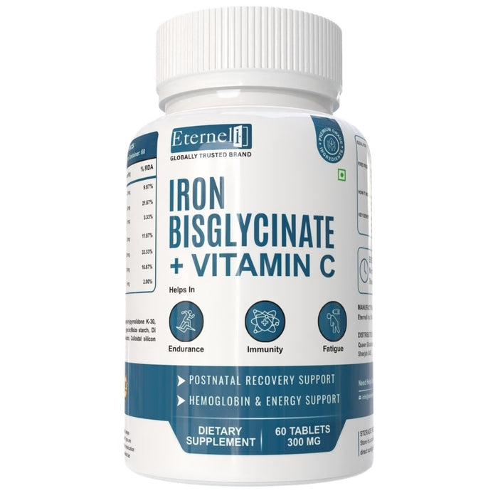 Iron Bisglycinate (Female) 300 mg – Women’s Iron Support