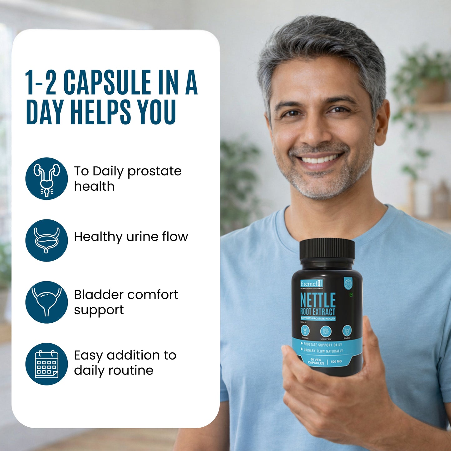 Nettle Root Extract Capsule - 500mg
