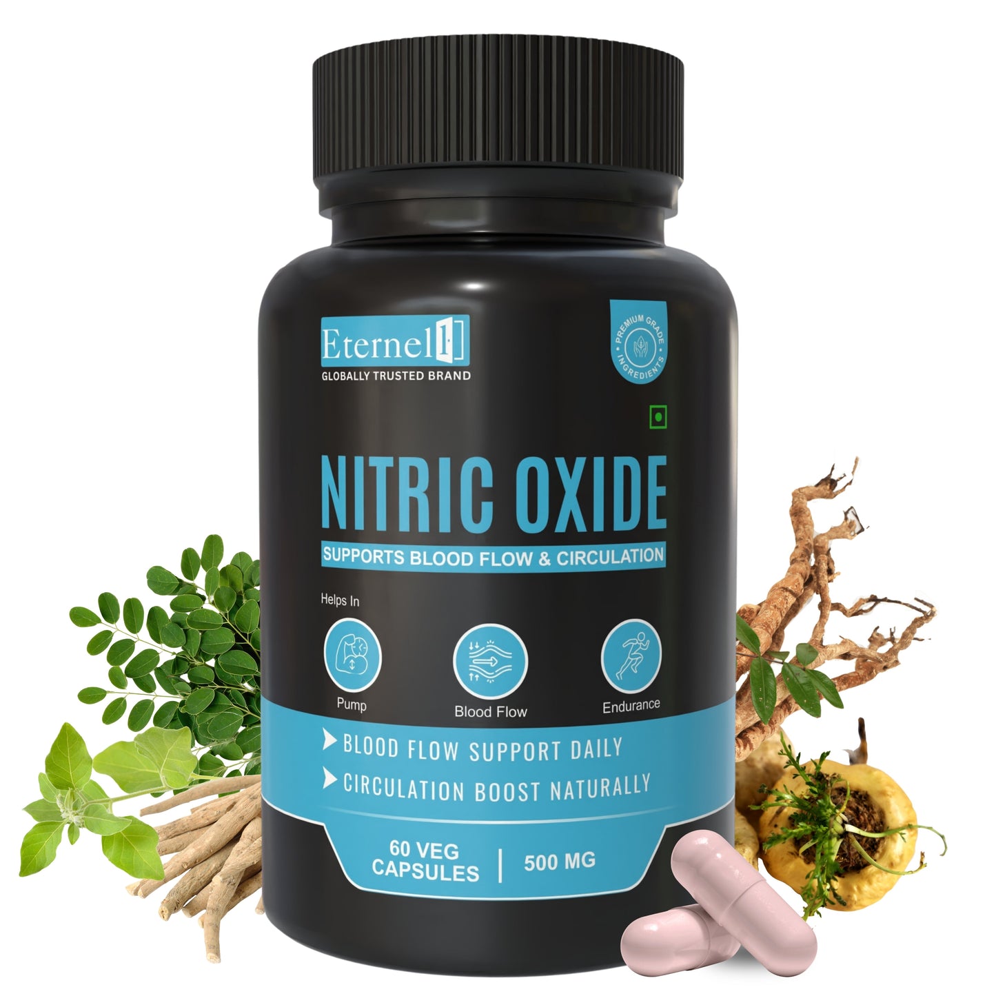 Nitric Oxide - 500mg Capsules – Pump & Performance Support