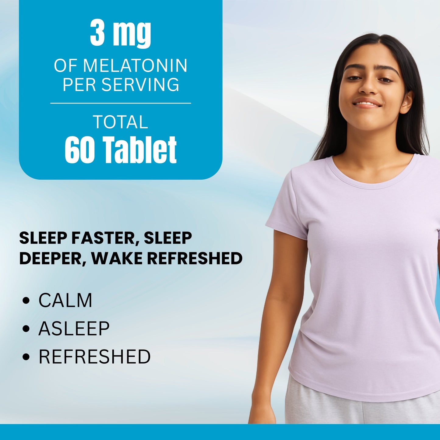Melatonin 3 mg – Deep Sleep & Recovery Support