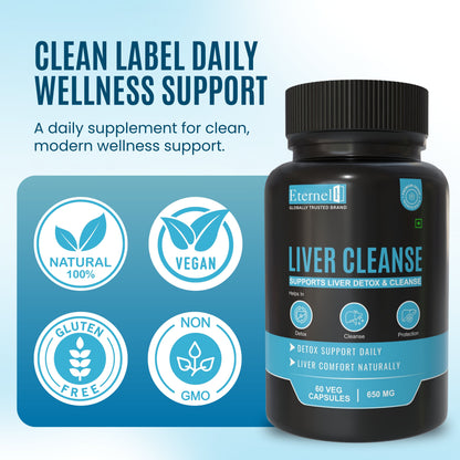 Liver Cleanse Capsules 650 mg – Detox & Liver Support