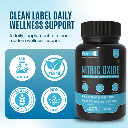 Nitric Oxide - 500mg Capsules – Pump & Performance Support