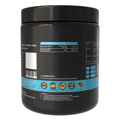Creatine Monohydrate Powder - 300 g Strength & Performance Boost