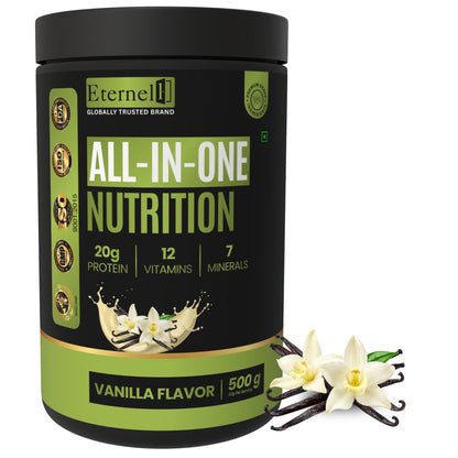 All In One Nutritional Shake Powder(Vanilla) - 500 g