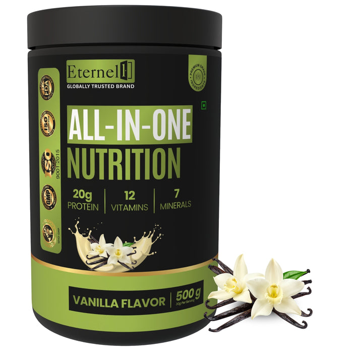 All In One Nutritional Shake Powder(Vanilla) - 500 g