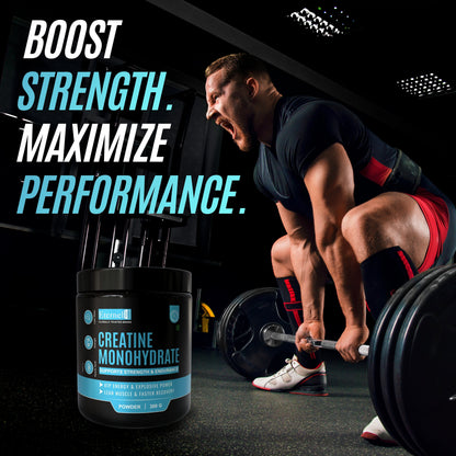 Creatine Monohydrate Powder - 300 g Strength & Performance Boost