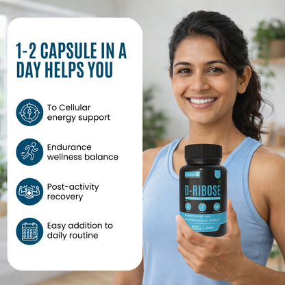 D-Ribose Capsules  500 mg – Cellular Energy & Recovery Support