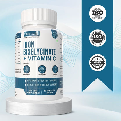 Iron Bisglycinate (Female) 300 mg – Women’s Iron Support