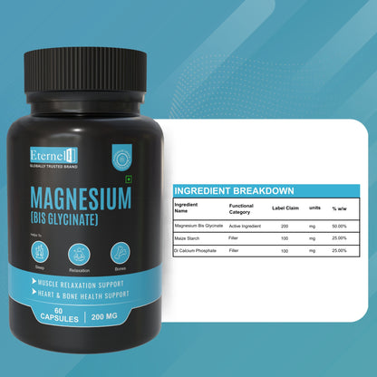 Magnesium Bis Glycinate - 200 mg