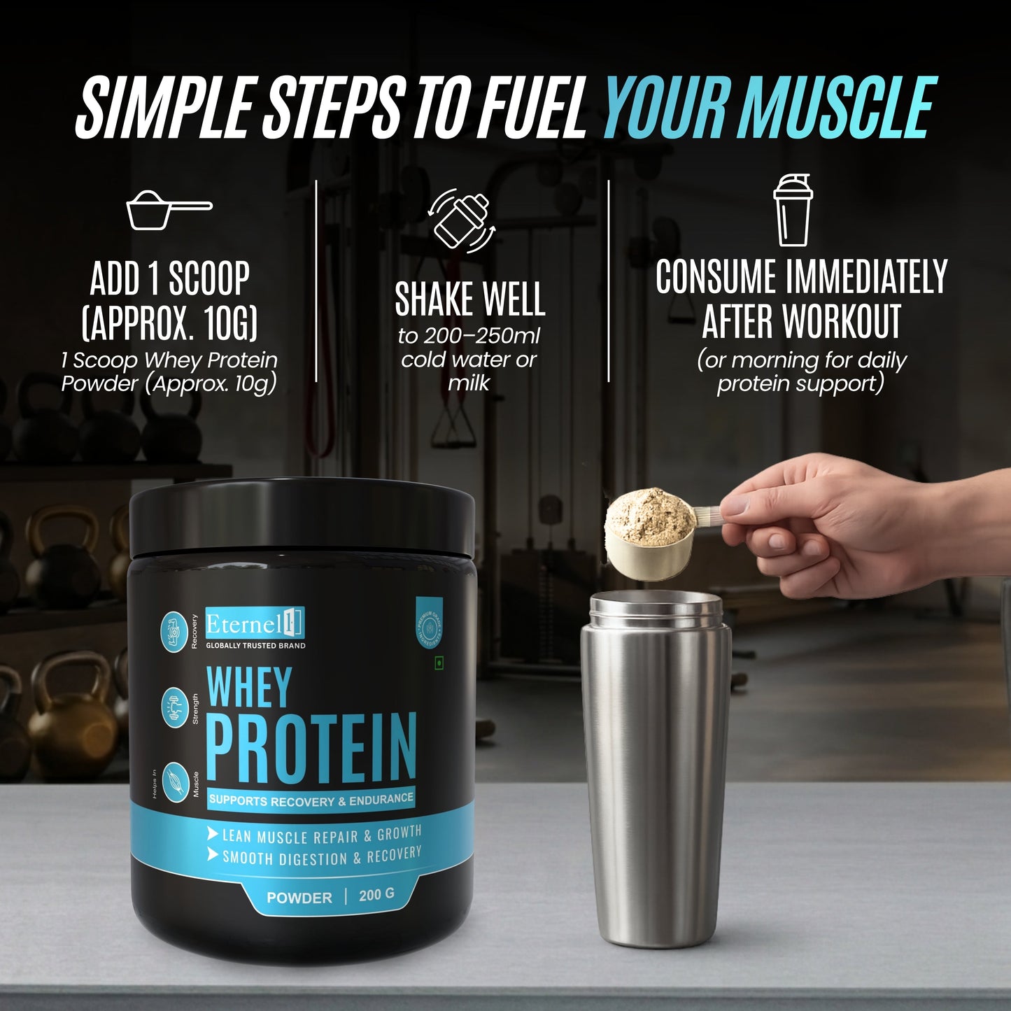 Whey Protein Powder - 200 g