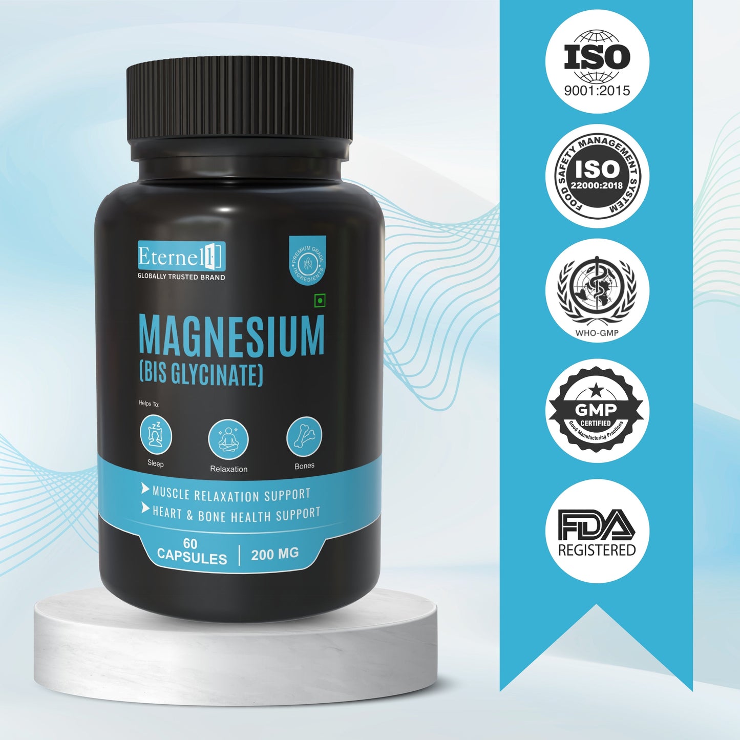 Magnesium Bis Glycinate - 200 mg