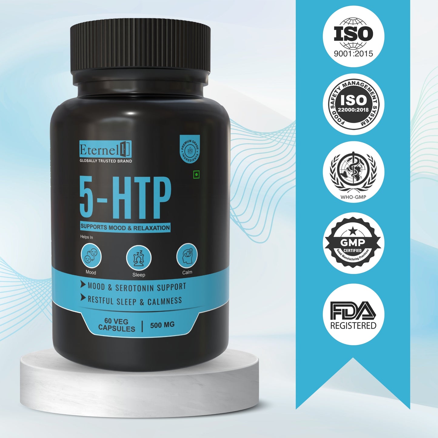 5-HTP (Hydroxy Triptophan) Capsule - 500mg