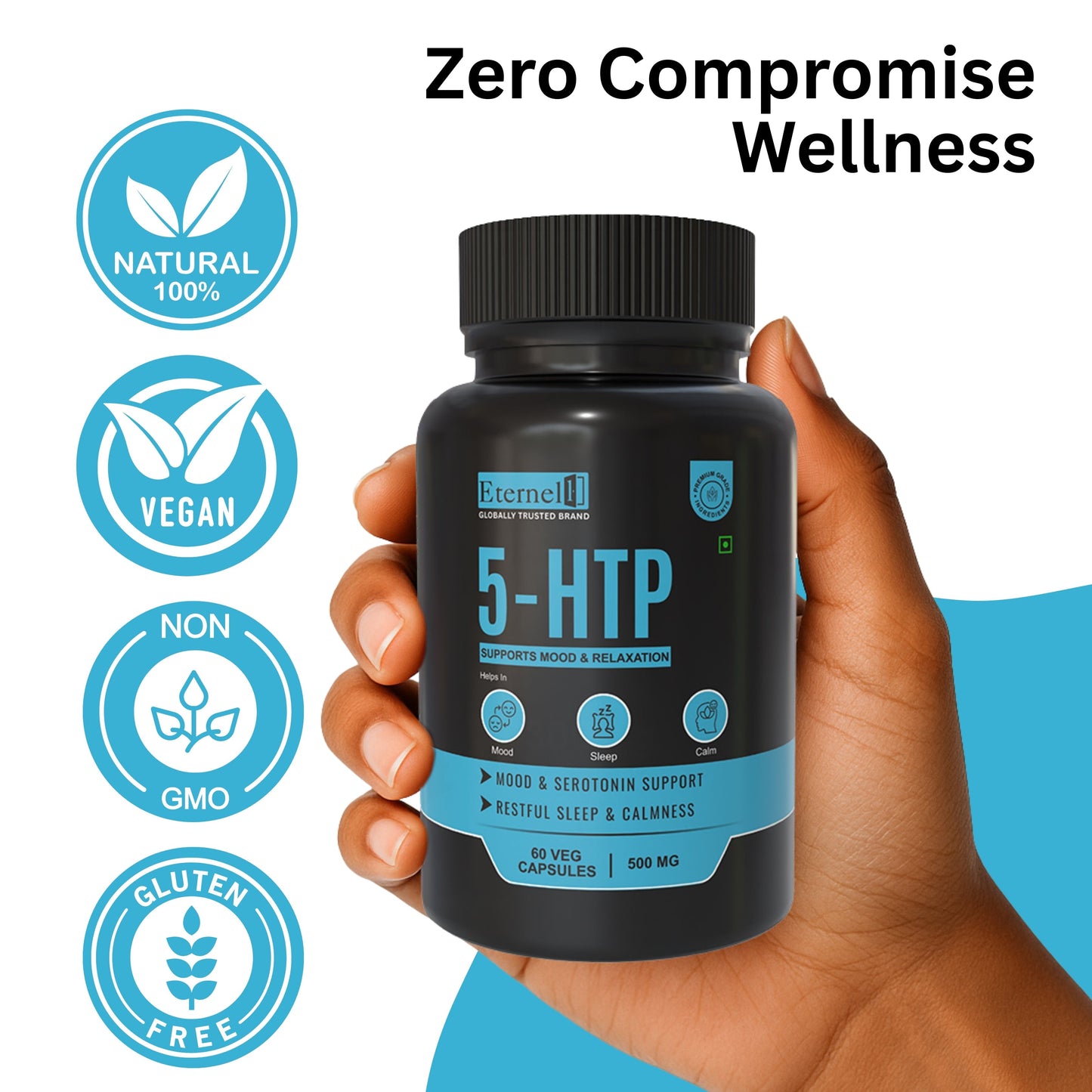 5-HTP (Hydroxy Triptophan) Capsule - 500mg
