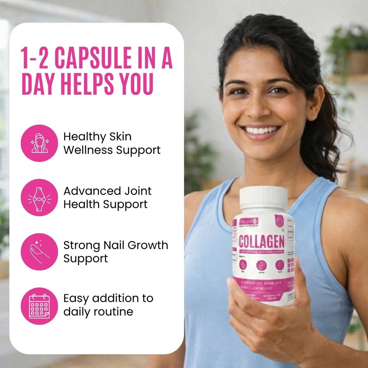 Collagen 500 mg – Skin, Hair & Anti-Aging Support