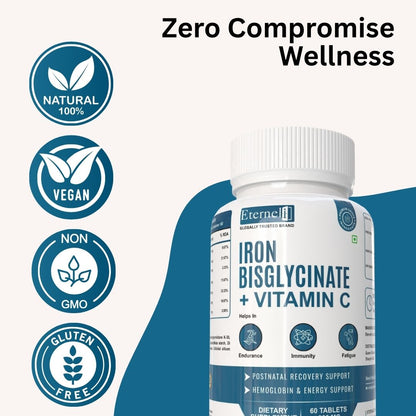 Iron Bisglycinate (Female) 300 mg – Women’s Iron Support