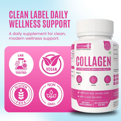 Collagen 500 mg – Skin, Hair & Anti-Aging Support