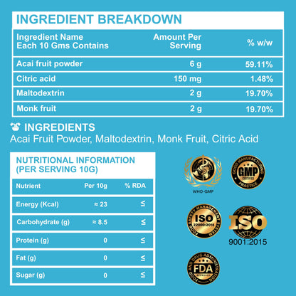 Acai Powder - 200 gm